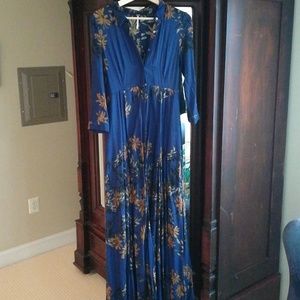 Free People flowered duster dress